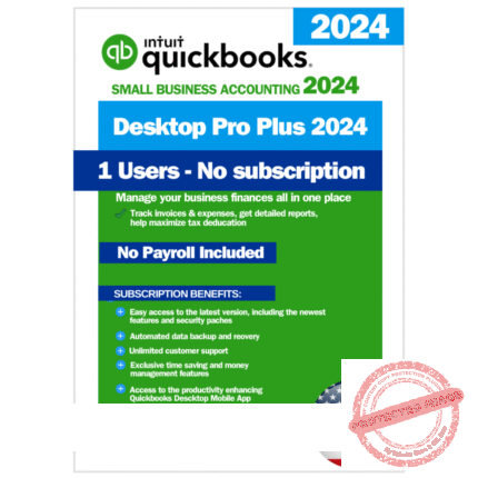QuickBooks Desktop Pro Plus 2024 Lifetime